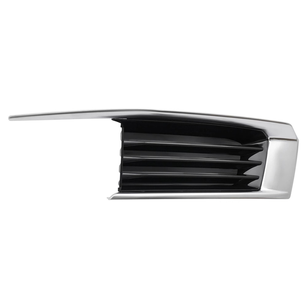 Premium Front Bumper Grille Cover Left Cadillac XTS Fog Light Cover Chrome Replacement 4