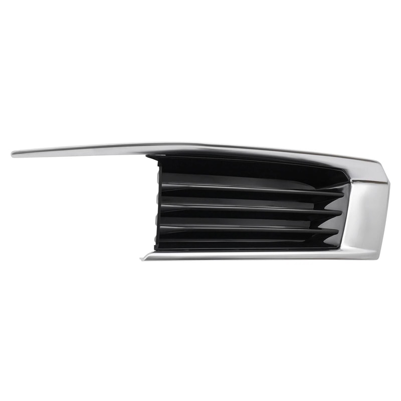 Premium Front Bumper Grille Cover Left Cadillac XTS Fog Light Cover Chrome Replacement 4
