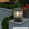 Elegant Aluminum Outdoor Post Light Lantern Landscape Garden Lamp 3