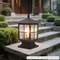 Elegant Aluminum Outdoor Post Light Lantern Landscape Garden Lamp 6