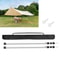 Heavy Duty Telescopic Camping Tarp Poles Set Adjustable Canopy Support Poles For Outdoor Shelter A 2