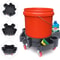 Premium Car Wash Bucket Dolly Cart With 360 Rotation For Detailing Cleaning Kit Organization 14