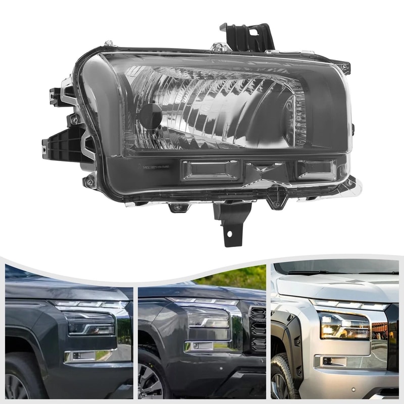Premium Right Side Halogen Headlight For Mitsubishi Triton Direct Replacement Assembly 14