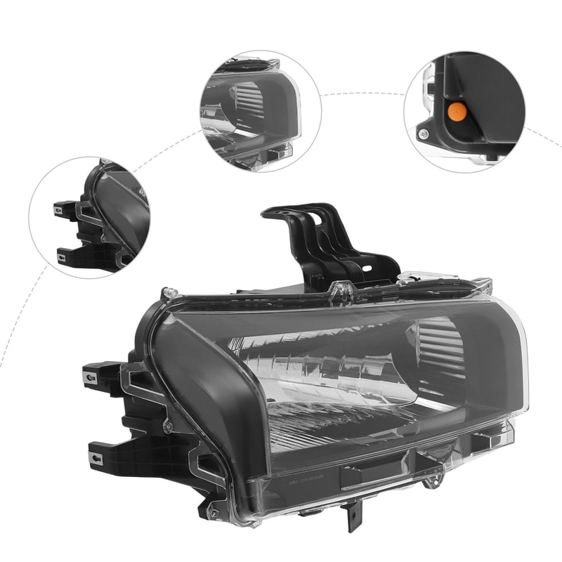 Premium Right Side Halogen Headlight For Mitsubishi Triton Direct Replacement Assembly 3
