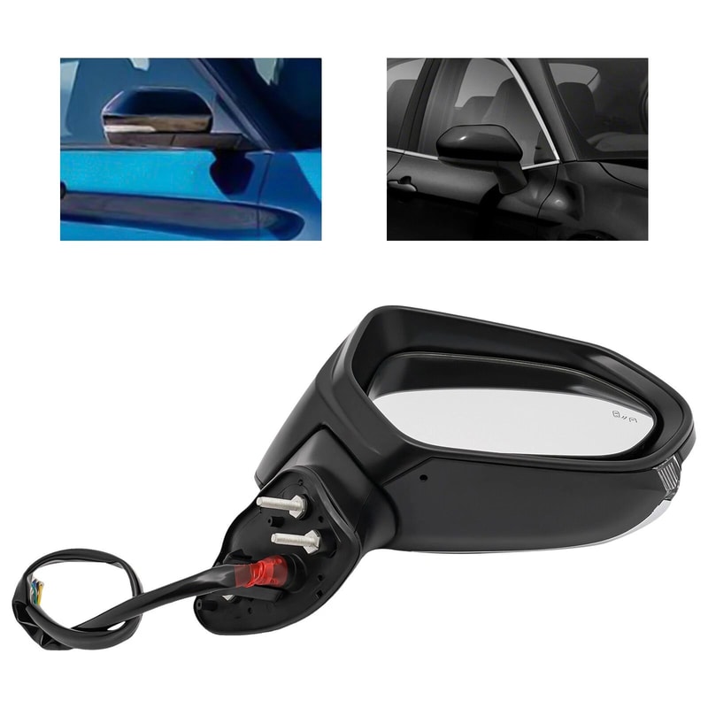 Premium Toyota Camry Side Mirror Replacement Passenger Right With Blind Spot Monitor Heated Functi 13