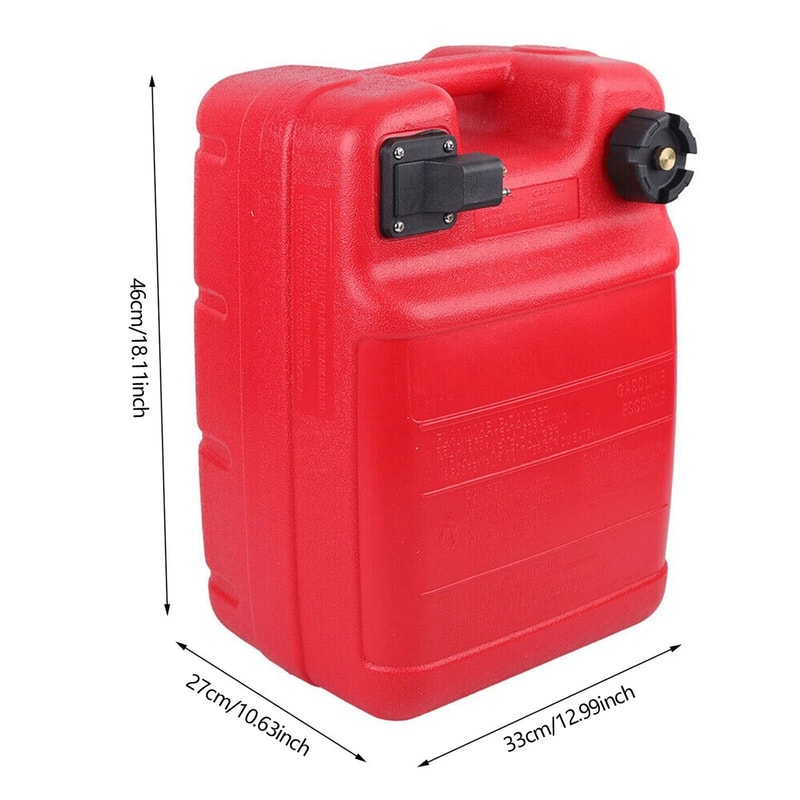 Marine Gallon Portable Boat Fuel Tank Universal External Outboard Fuel Tank With Connector 9