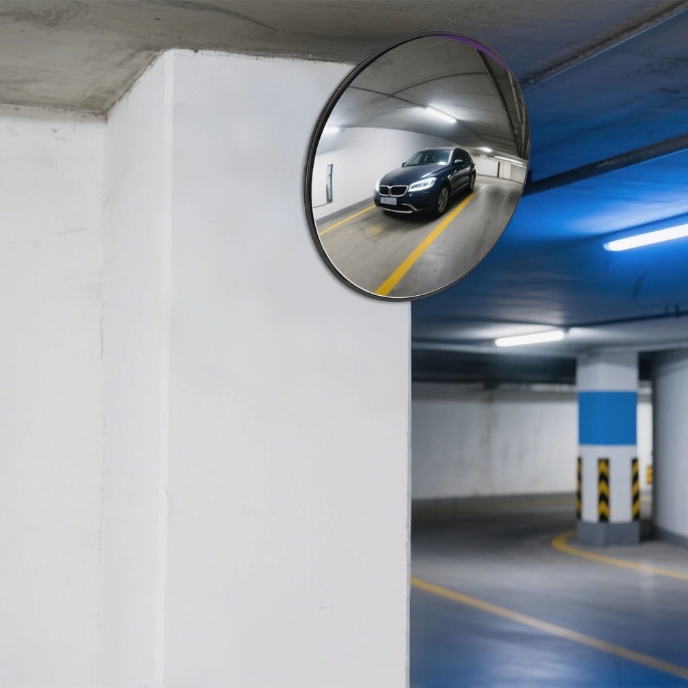 Premium Wide Angle Driveway Convex Security Mirror Blind Spot Safety Vision 1