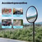 Premium Wide Angle Driveway Convex Security Mirror Blind Spot Safety Vision 13