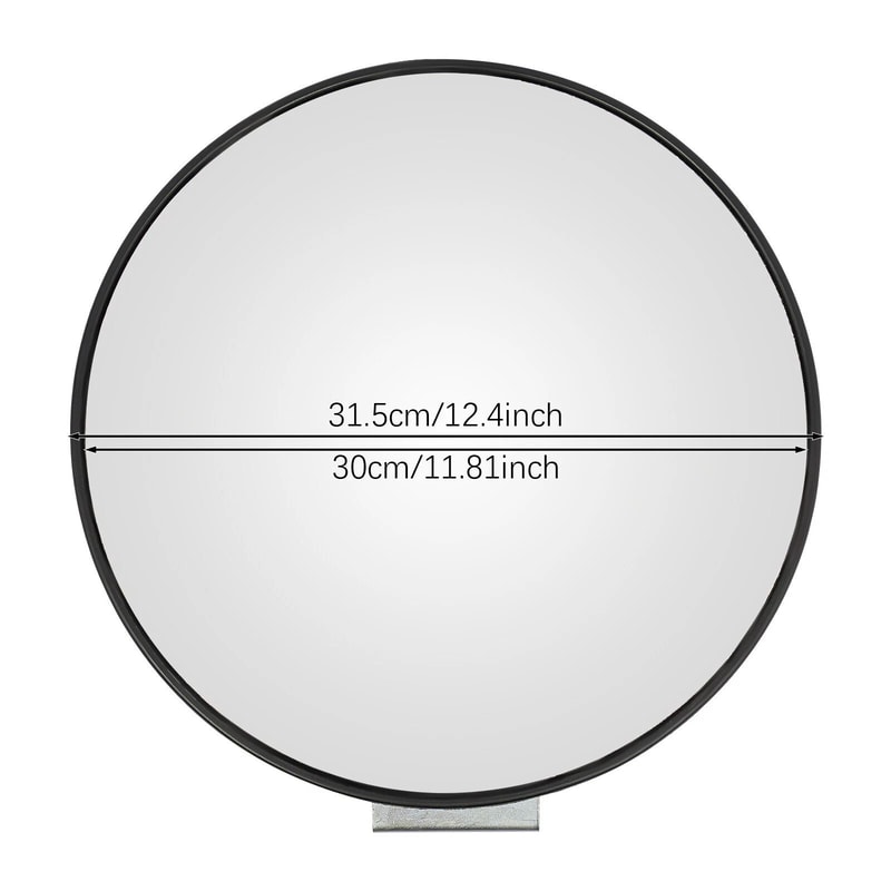 Premium Wide Angle Driveway Convex Security Mirror Blind Spot Safety Vision 7