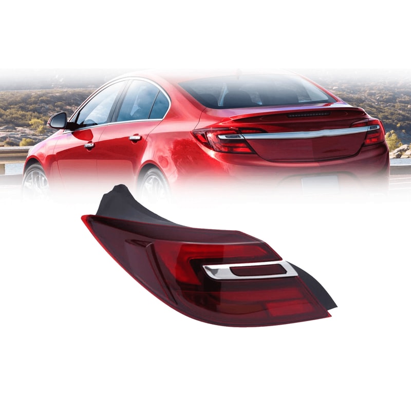 Premium Left Driver Side LED Tail Light Assembly For Buick Regal Direct Fit 0
