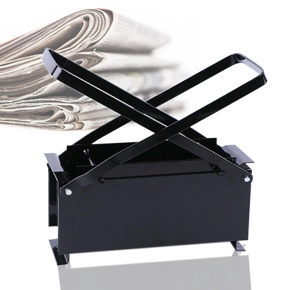 Heavy Duty Newspaper Briquette Maker Press For Paper Fuel Briquettes Recycle Waste Paper 0