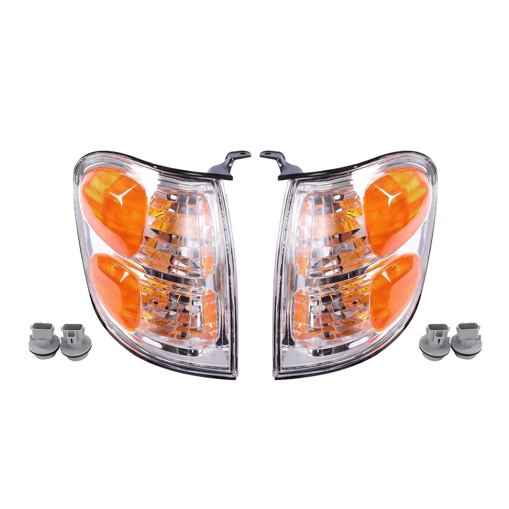Premium Headlight Assembly For Toyota Sequoia Left Right Halogen Lamps 9