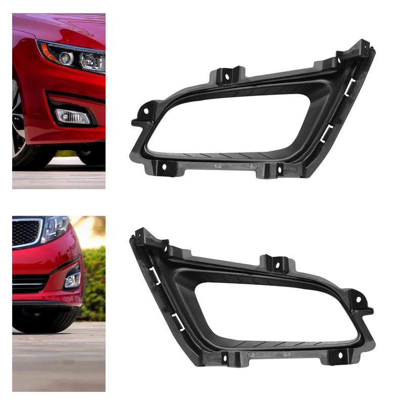 Premium Front Fog Light Trim Set For Kia Optima Left Right Frames 5