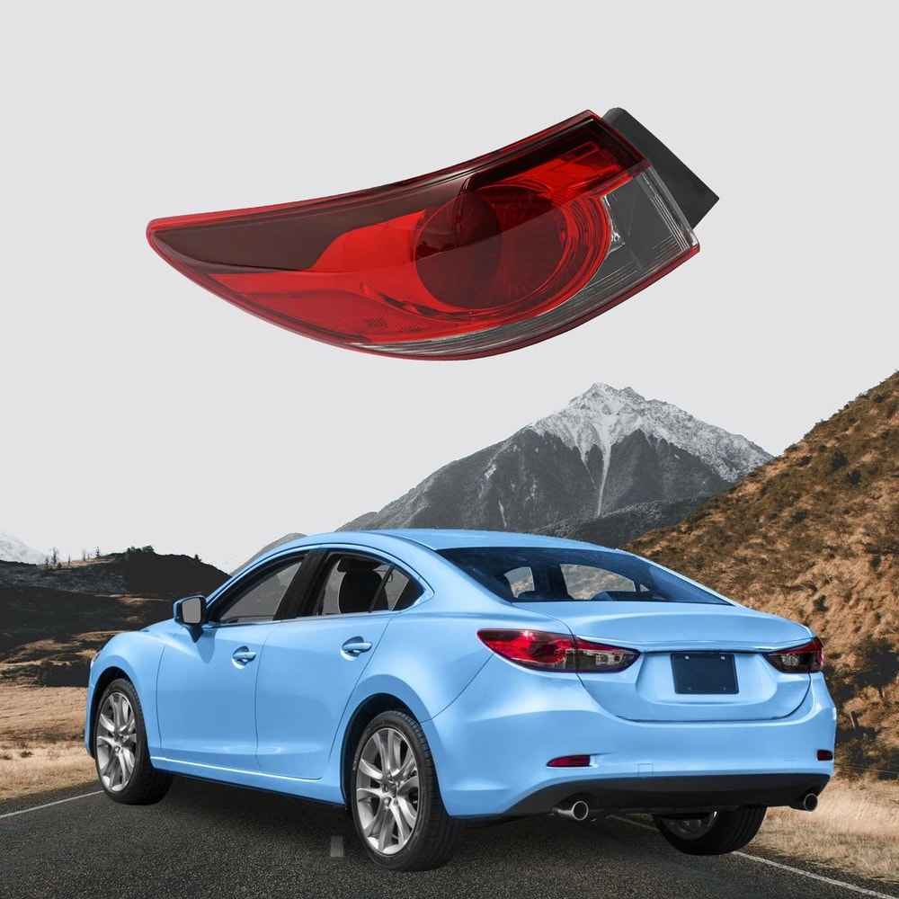 Mazda 6 Rear Halogen Tail Light Left Driver Side Direct Fit Replacement 15