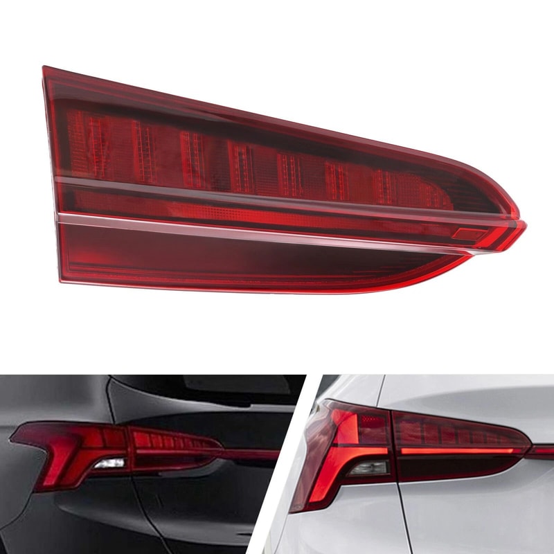 Left Rear Hyundai Santa Fe Tail Light Assembly Driver Side Replacement Brake Lamp 0