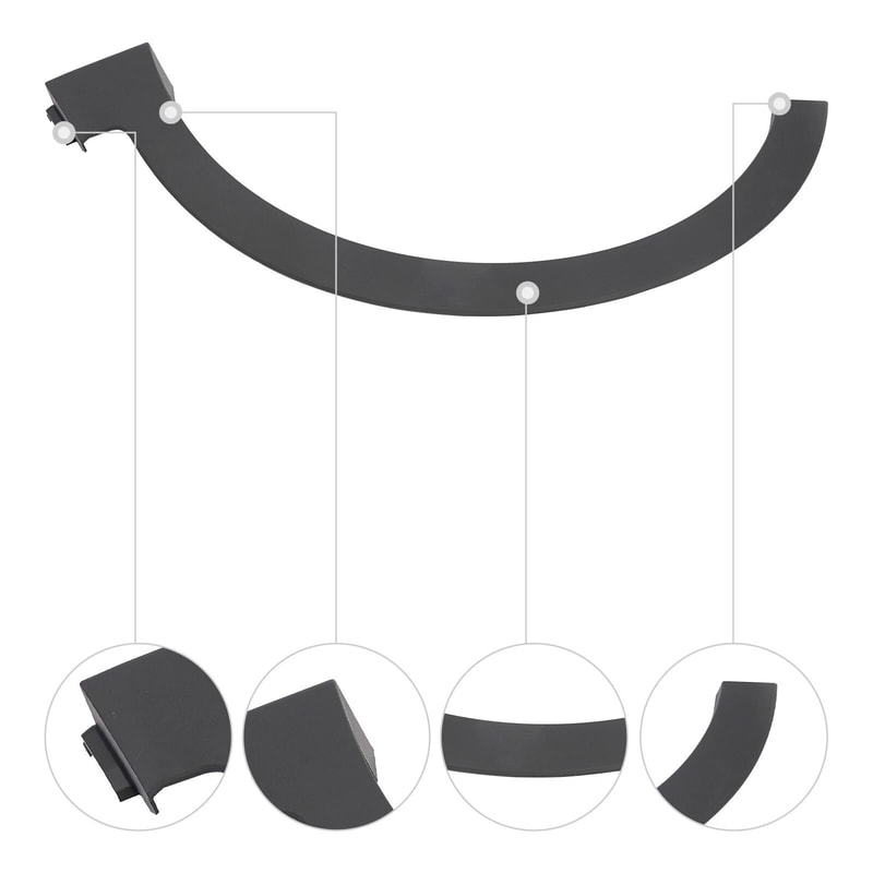 Premium Front Passenger Right Fender Trim For Hyundai Santa Fe Sport Durable Replacement 10