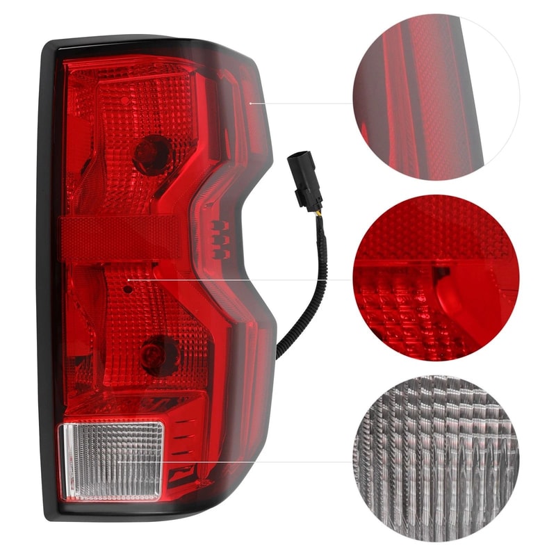 Chevrolet Colorado Right Passenger Halogen Tail Light Assembly W Bulb Direct Fit Replacement 8