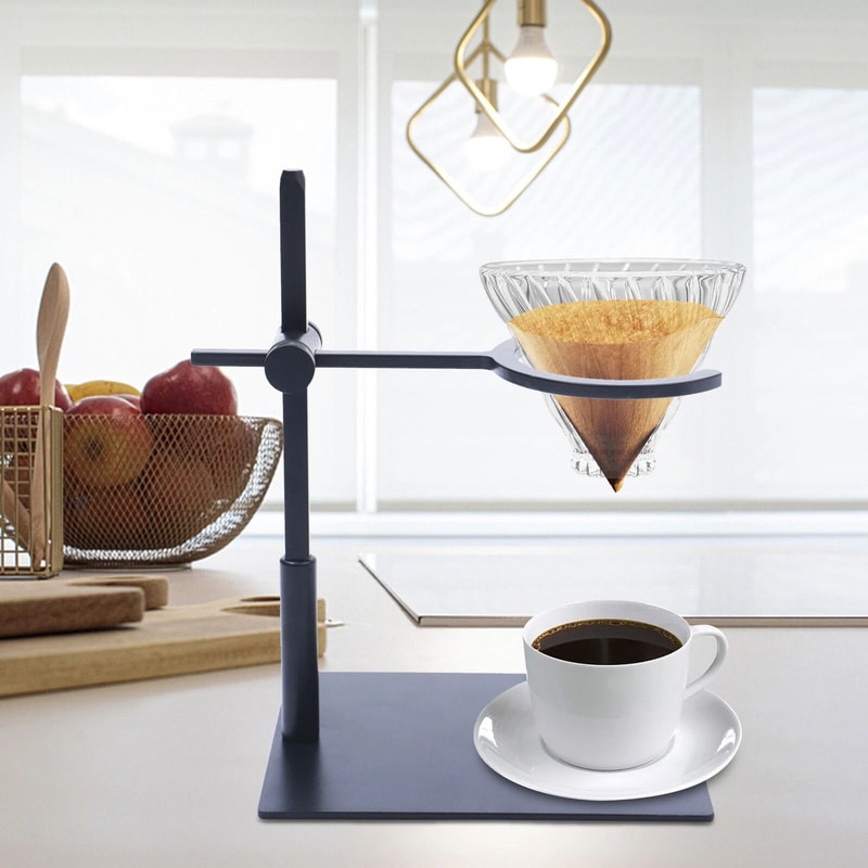 Adjustable Pour Over Coffee Stand Non Slip Coffee Rack Dripper Holder For Home Brew 6