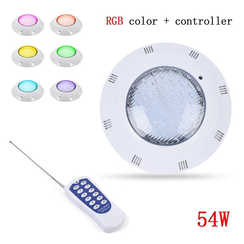 Premium LED Pool Light Color Changing Pool Light For Inground Pools Underwater Illumination 14