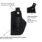 Universal Concealed Carry Holster For Pistols IWB OWB Tactical Waistband Gun Holster 1