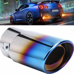 premium universal stainless steel exhaust pipe tip rear muffler tail upgrade