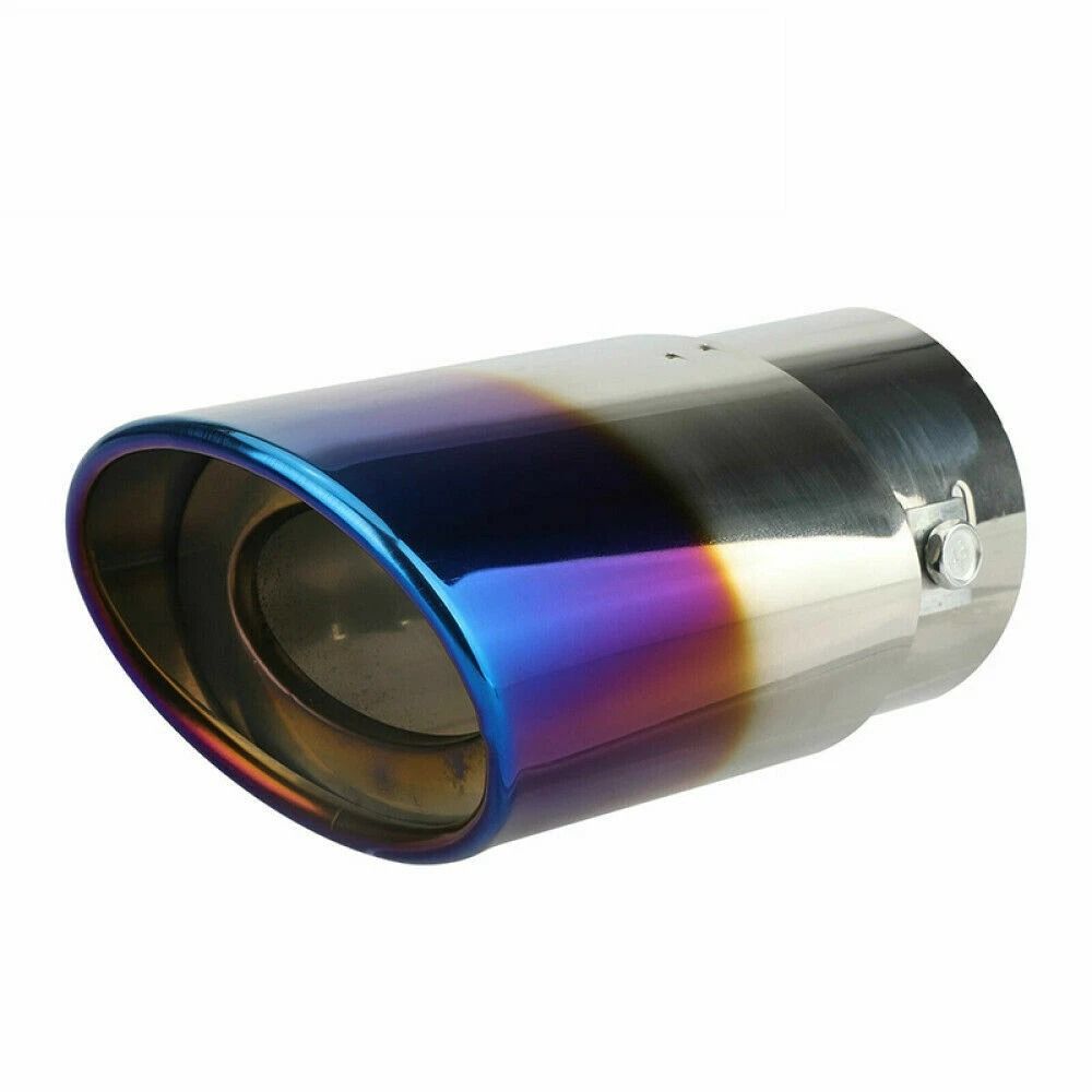 Premium Universal Stainless Steel Exhaust Pipe Tip Rear Muffler Tail Upgrade 4