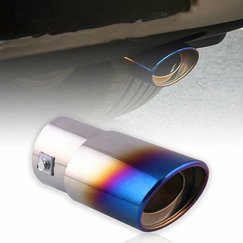 Premium Universal Stainless Steel Exhaust Pipe Tip Rear Muffler Tail Upgrade 6