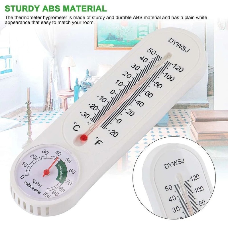 Ultimate Indoor Outdoor Wall Thermometer Humidity Meter For Garden Greenhouse 10
