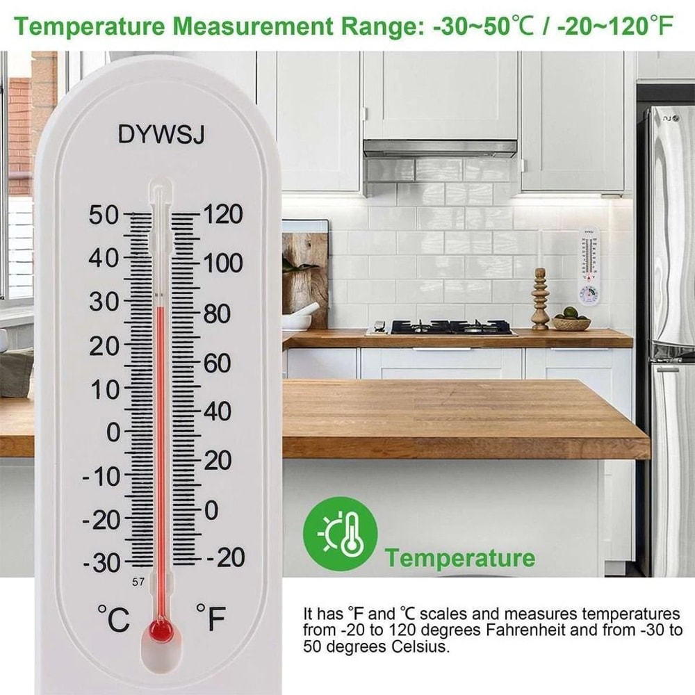 Ultimate Indoor Outdoor Wall Thermometer Humidity Meter For Garden Greenhouse 9