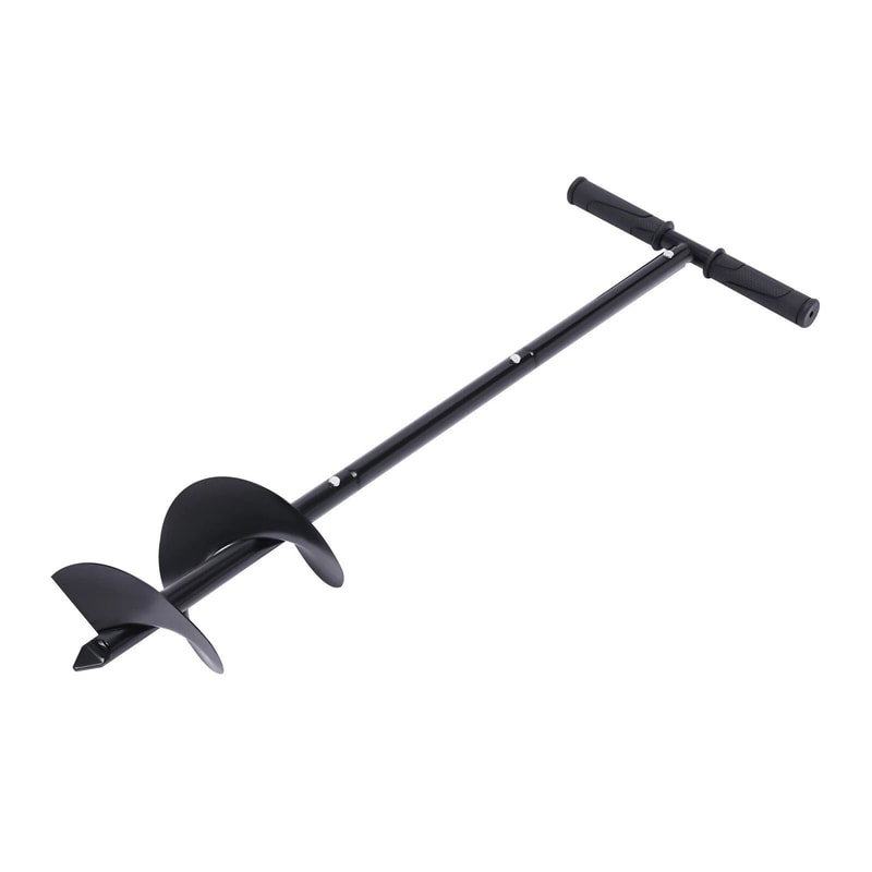 Heavy Duty Manual Post Hole Auger Hand Drill For Fence Garden 6