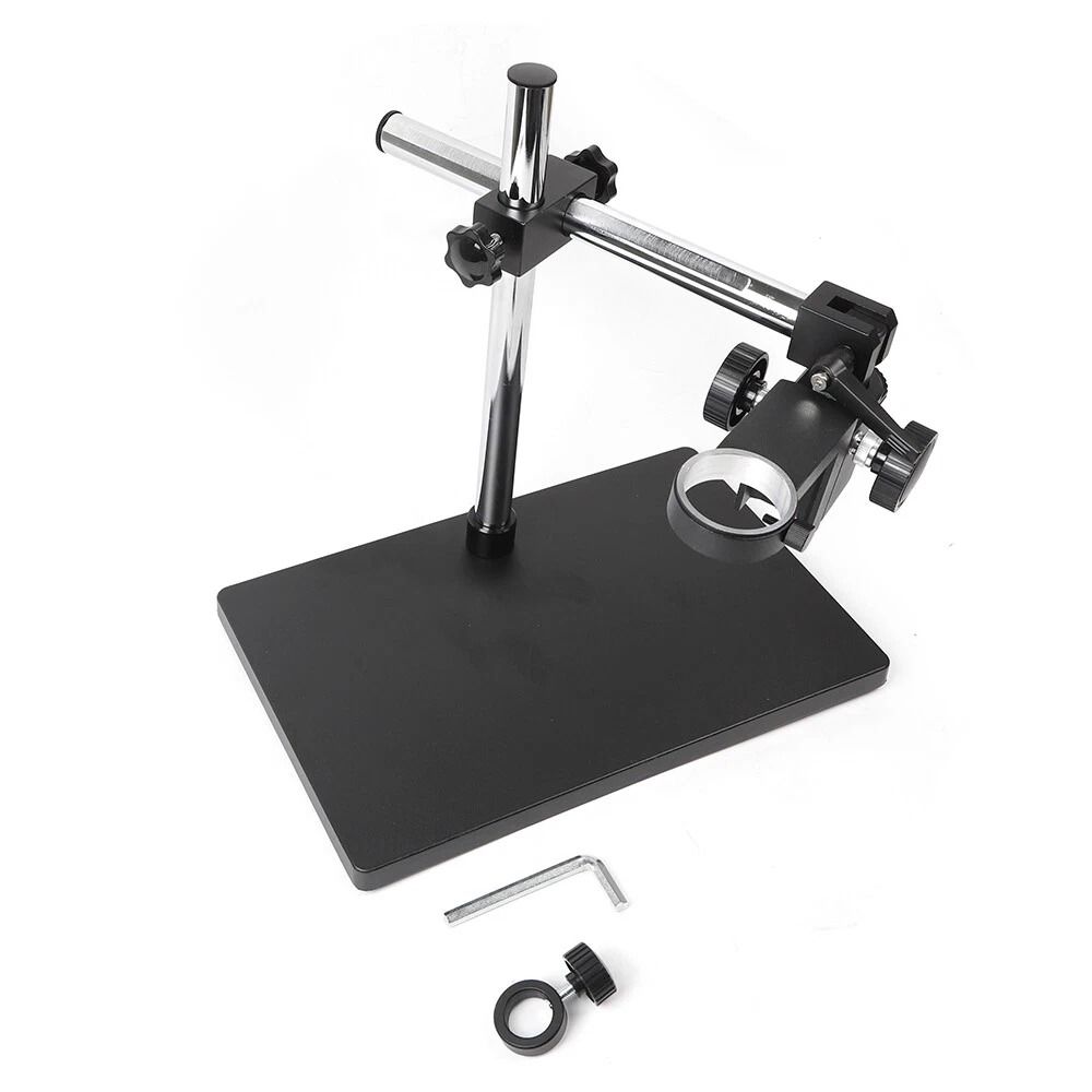 Heavy Duty Microscope Boom Stand Table Mount With Adjustable Arm 0
