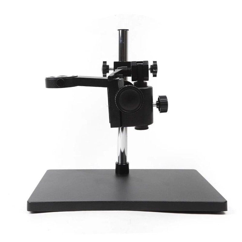 Heavy Duty Microscope Boom Stand Table Mount With Adjustable Arm 7
