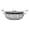 Hot Pot Lifting Two Grid Chinesestyle Lifting Hot Pot Steel Fondue Chafing Dish 2