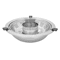 Hot Pot Lifting Two Grid Chinesestyle Lifting Hot Pot Steel Fondue Chafing Dish 3