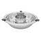 Hot Pot Lifting Two Grid Chinesestyle Lifting Hot Pot Steel Fondue Chafing Dish 3
