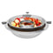 Hot Pot Lifting Two Grid Chinesestyle Lifting Hot Pot Steel Fondue Chafing Dish 5