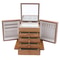 Vintage Wooden Jewelry Storage Box Large 5 Drawer Jewelry Organizer Cabinet 4