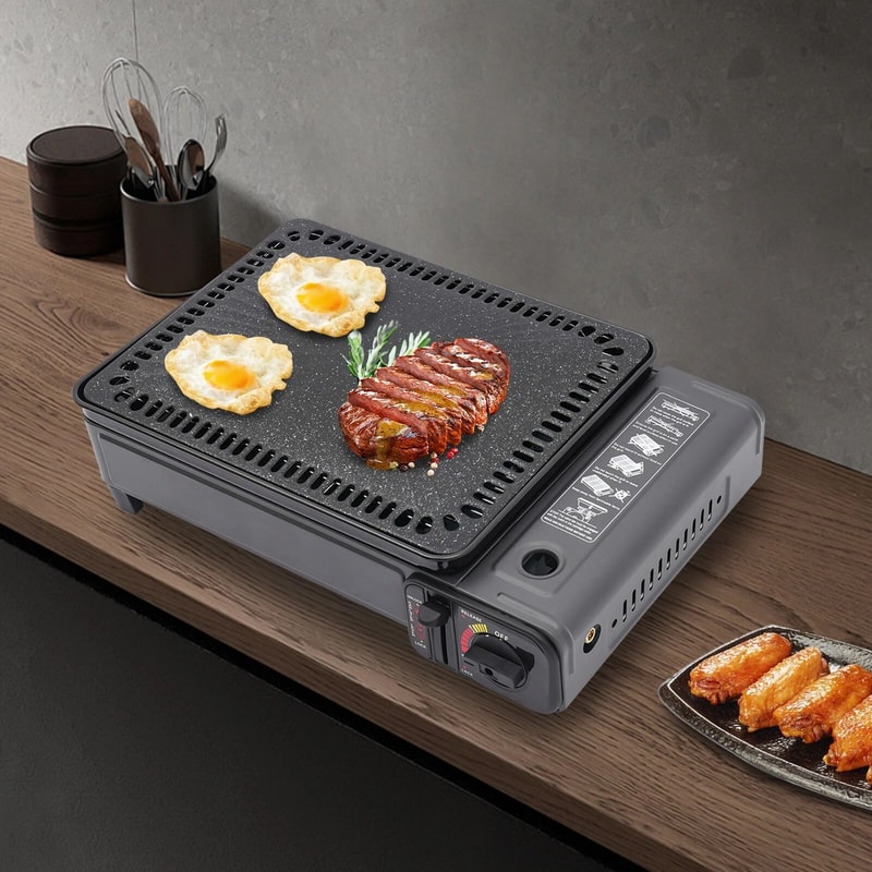 Portable Butane Gas Stove Camping Grill Stove For Outdoor Cooking Heavy Duty Portable Butane Gas S 10