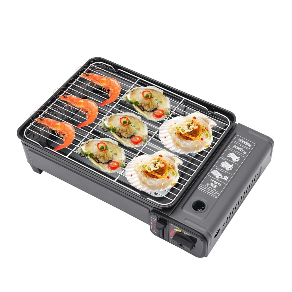 Portable Butane Gas Stove Camping Grill Stove For Outdoor Cooking Heavy Duty Portable Butane Gas S 5