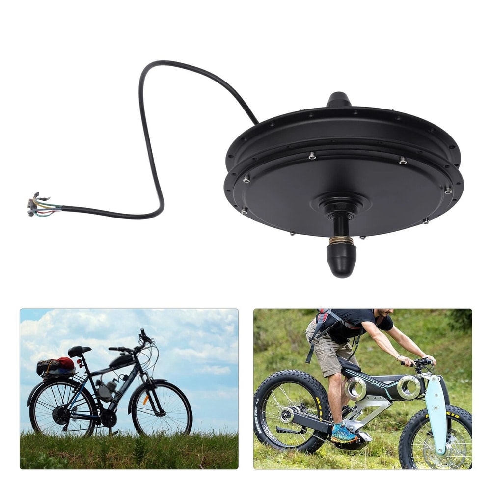 High Torque Electric Bike Rear Hub Motor Brushless Gearless E Bike Drive 16