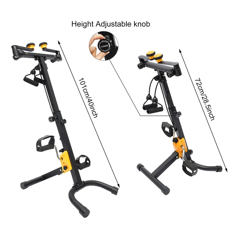 Premium Home Indoor Stationary Exercise Bike Adjustable Fitness Cycling Trainer For Cardio Workouts 10