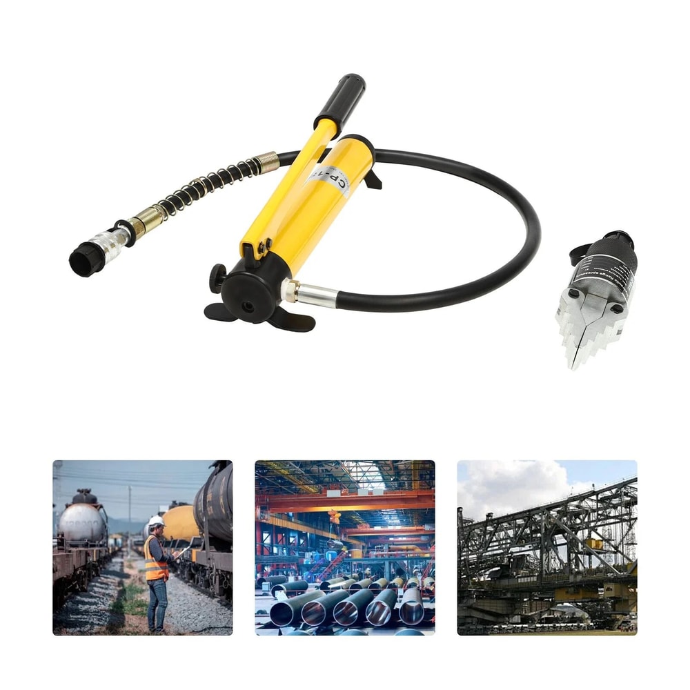 Portable 8T Hydraulic Flange Spreader With Manual Hydraulic Pump Tool Heavy Duty Expander 1