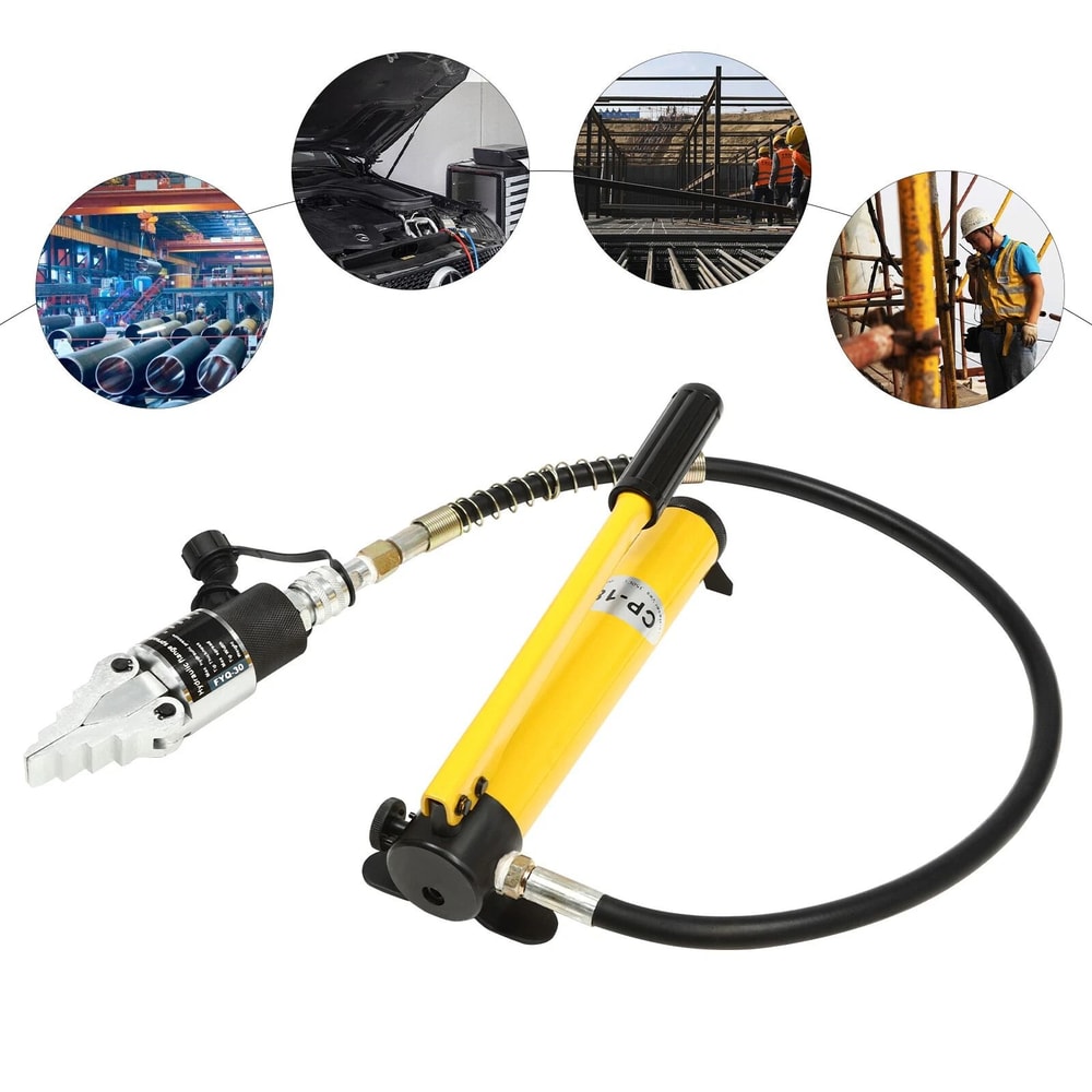 Portable 8T Hydraulic Flange Spreader With Manual Hydraulic Pump Tool Heavy Duty Expander 17