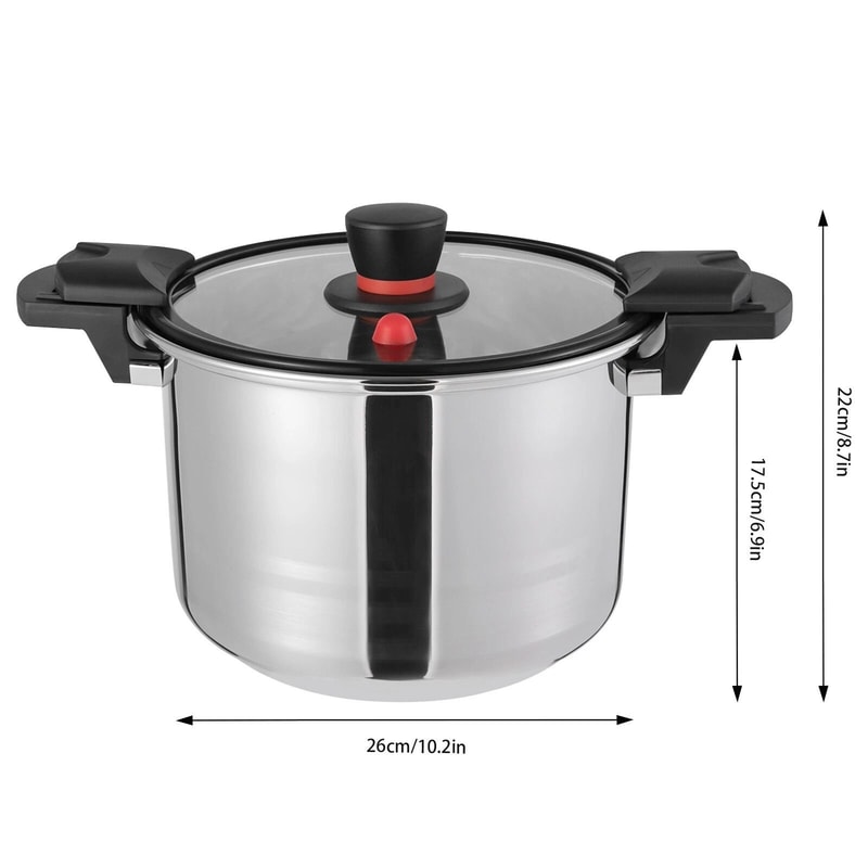Premium Stainless Steel Pressure Pot Cooker Durable Stovetop Kitchen Pressure Pot 14