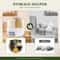 Premium 6 Grid Rice Dispenser Food Storage Container 360 Rotating Kitchen Organizer With Lid 9