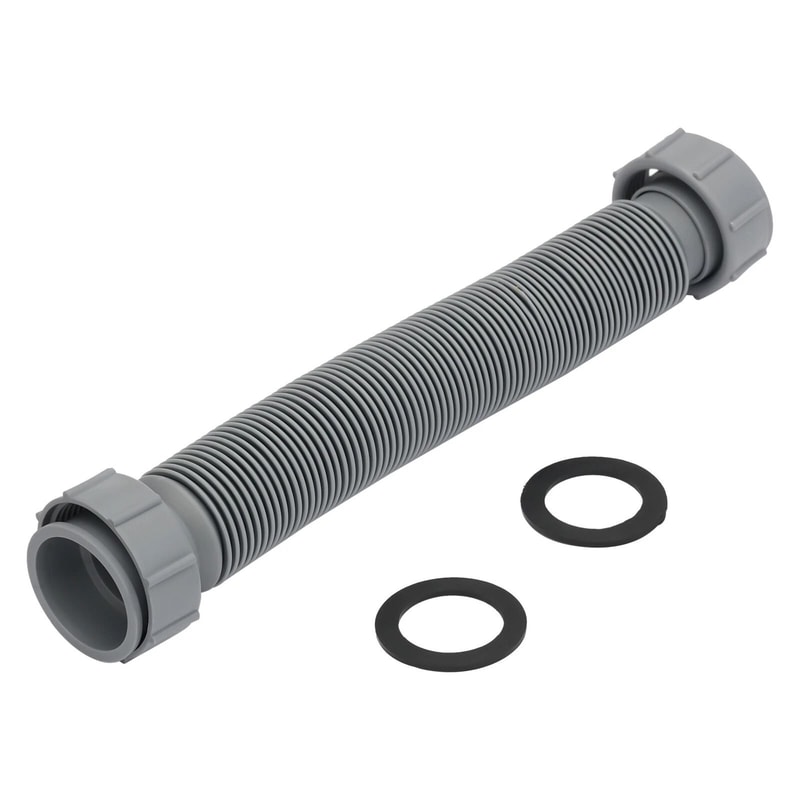Premium Adjustable Flexible Sink Drain Pipe P Trap Expandable 5