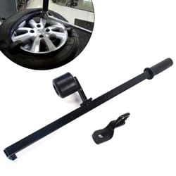 premium low profile tire changer with bead breaker & roller tool