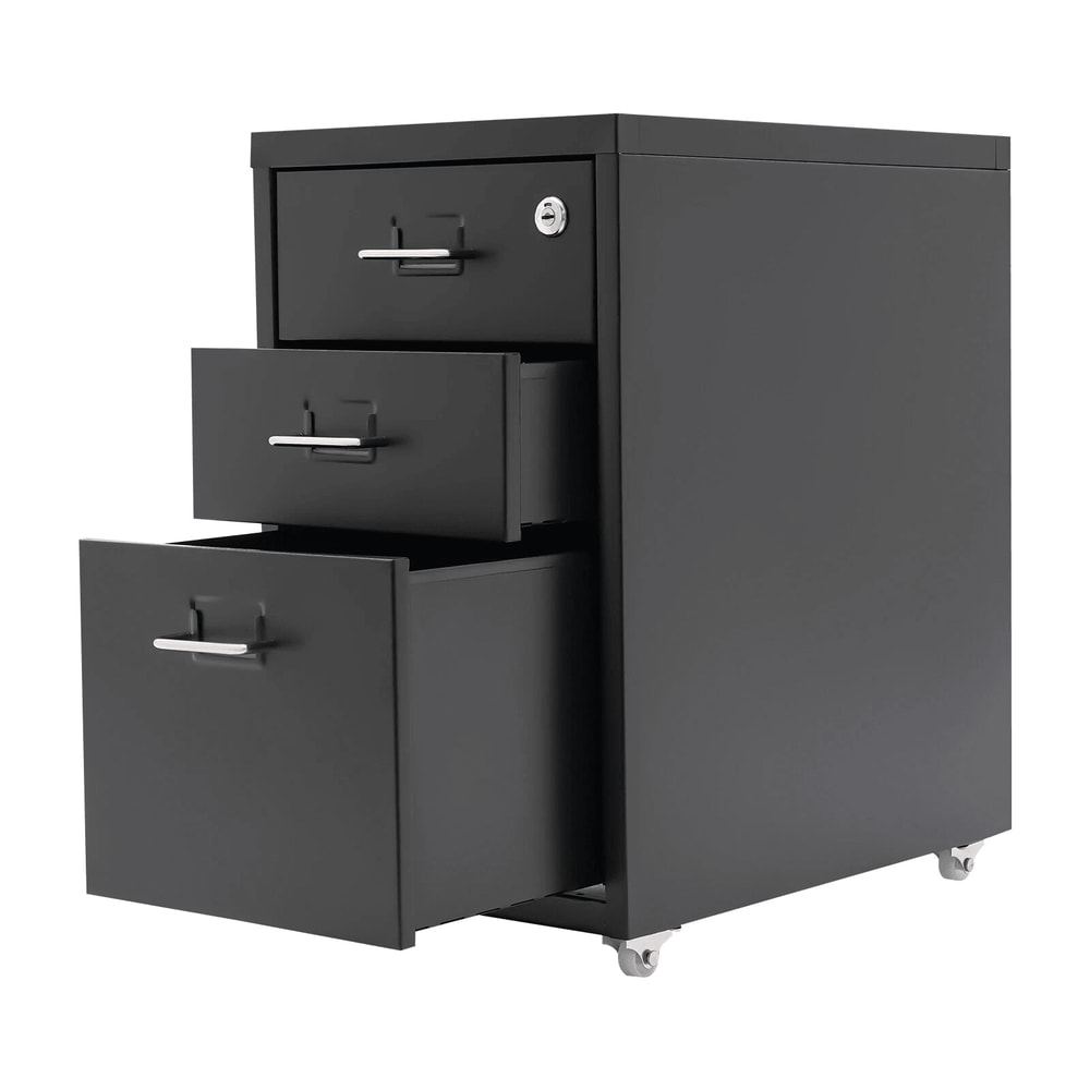 Premium Lockable Mobile File Cabinet Metal Vertical Filing Cabinet For Office Home Under Desk Stor 14