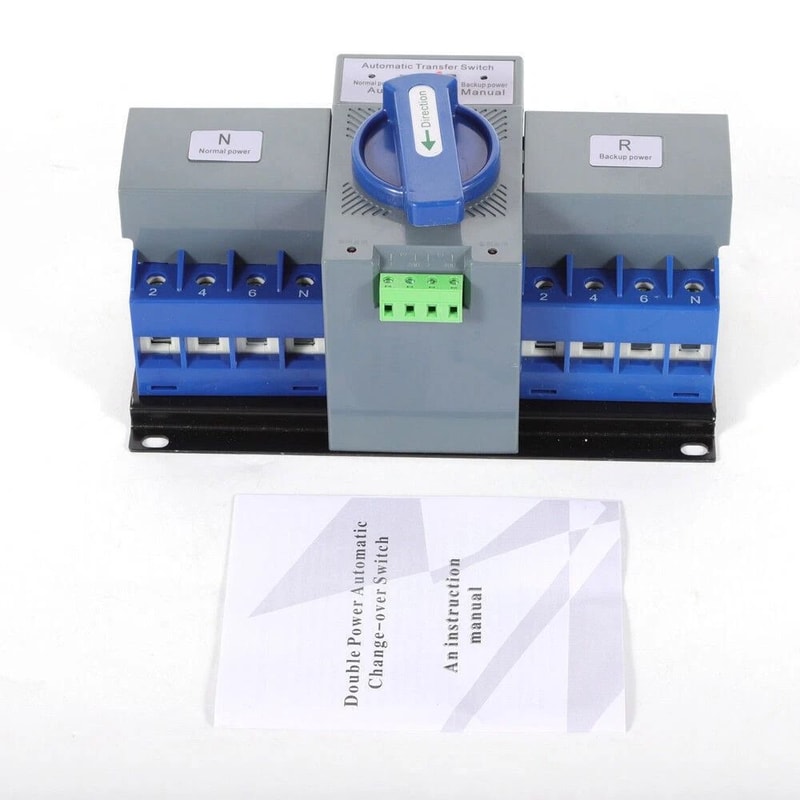 Premium 63A 4P Automatic Transfer Switch Dual Power Generator Changeover Switch Kit 7