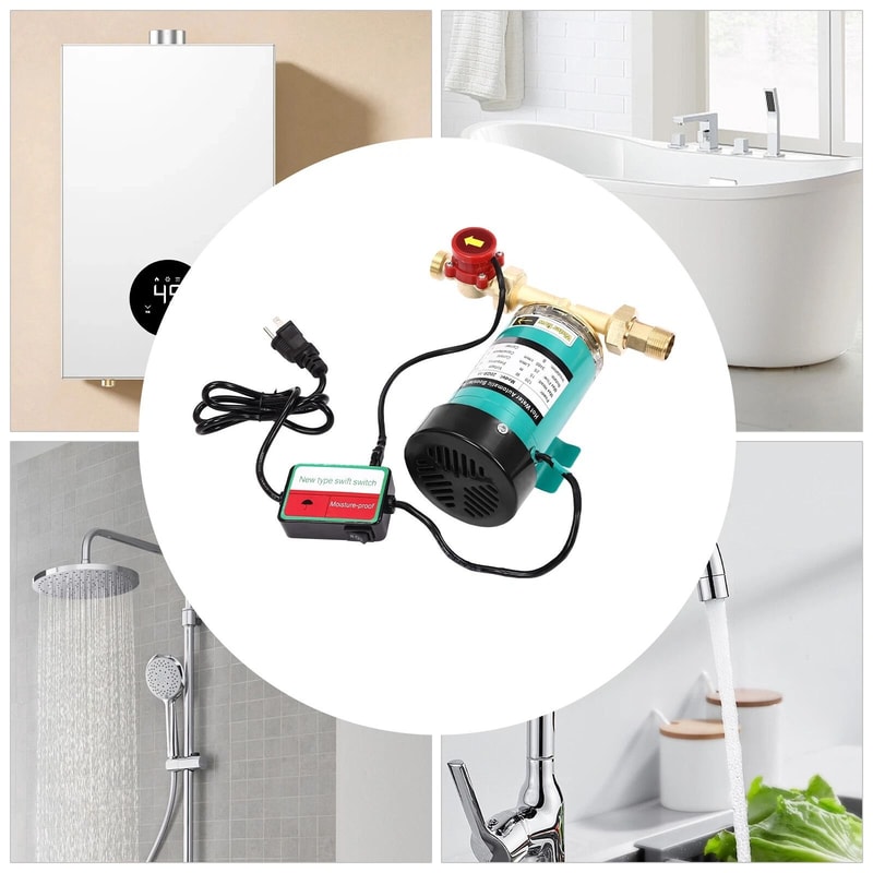 Household Water Pressure Booster Pump Outlet Automatic Stable Flow 12
